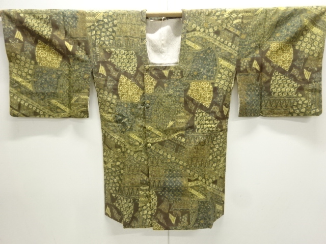 JAPANESE KIMONO / MICHIYUKI COAT / FLOWER & PLANT 